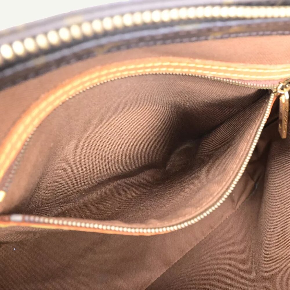 LOUIS VUITTON Cabas Piano Shoulder Bag Monogram Leather Brown M51148 84YF044 - Picture 5 of 15
